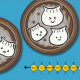 Bitty Bao Counting With Dim Sum - Cantonese A Bilingual Book in English and Cantonese with Traditional Characters and Jyutping