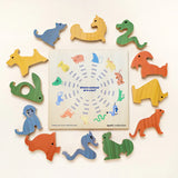 Wooden Zodiac Animals