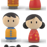 Bitty Bao Wooden Asian Family Toy Set
