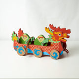 Bitty Bao Wooden Dragon Boat Pull Along Toy