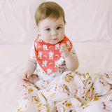 Organic Bamboo Blend Swaddle - Lucky Cat Maneki Neko