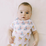 Organic Cotton Bandana Bibs 2pcs Set - Ramen + Sake