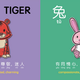 Bitty Bao Lucky Lunar Animals - Simplified A Bilingual Book in English and Mandarin with Simplified Characters and Pinyin